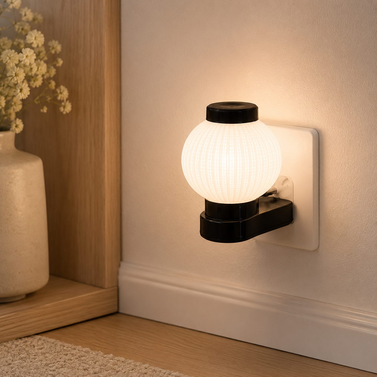 VK LED 0.5W Direct Plug-in Night Light | 2 Pin Decorative LED Lamp | 6 Colours | Pack of 6