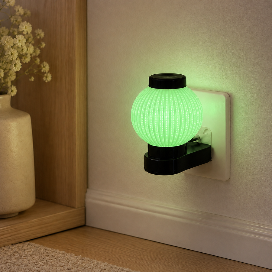 VK LED 0.5W Direct Plug-in Night Light | 2 Pin Decorative LED Lamp | 6 Colours | Pack of 6