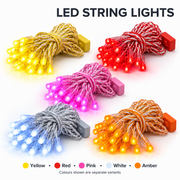 LED Capsule String Lights for Diwali & Home Decoration | 5 Colour Options