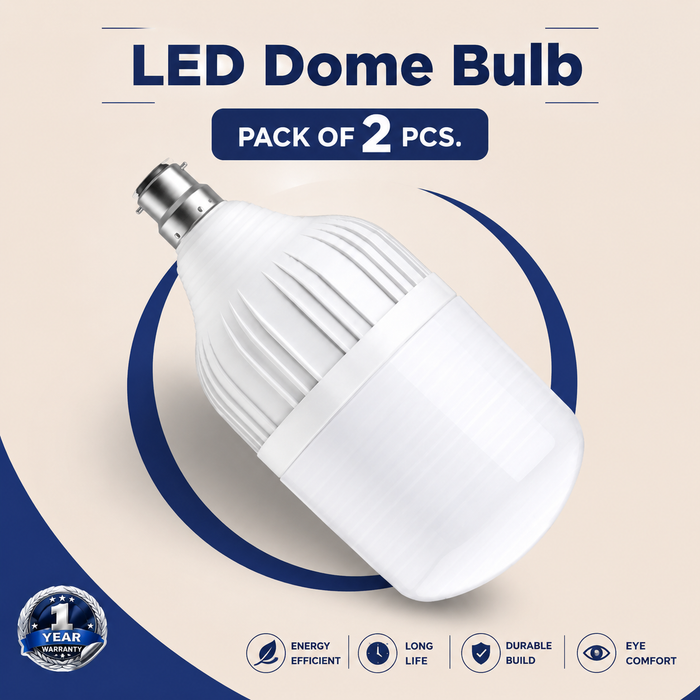 VK LED Dome Bulb | 26W, 30W, 40W, 50W & 60W | B22 LED Bulb | 6500K