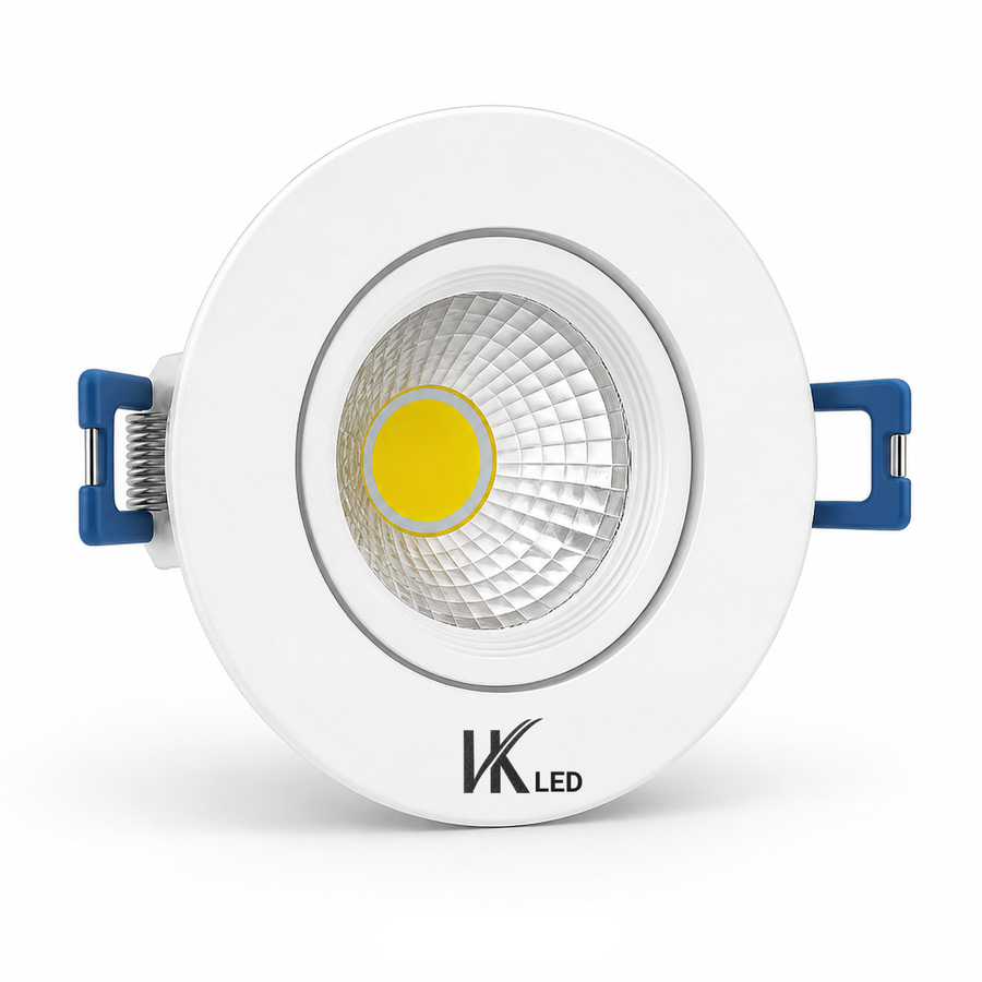 WaveGlow Premium COB LED Downlight | Recessed Ceiling Spotlight | Energy Efficient LED Light