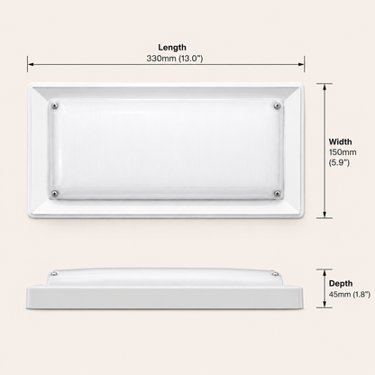 VK LED Patra With Diffuser | 100W | Cool White 6500K | Pack of 6