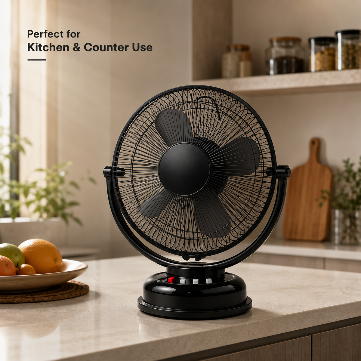 12 Inch Table Fan | 3 Metal Blades | 80-100W | 2000-2200 RPM | MOQ 2