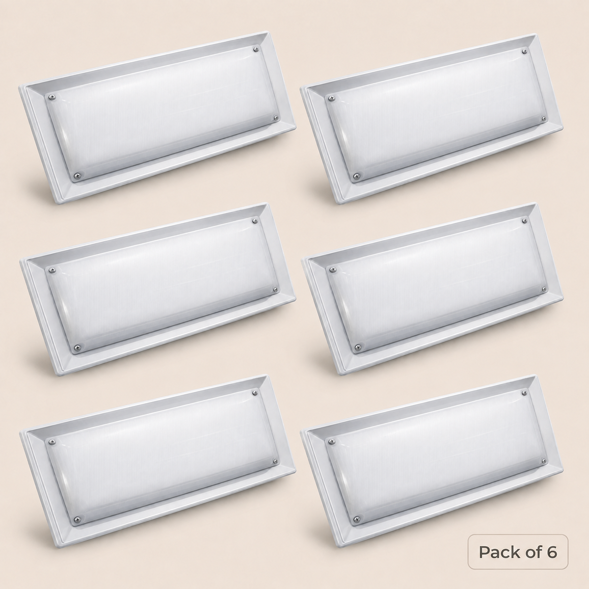 VK LED Patra With Diffuser | 100W | Cool White 6500K | Pack of 6