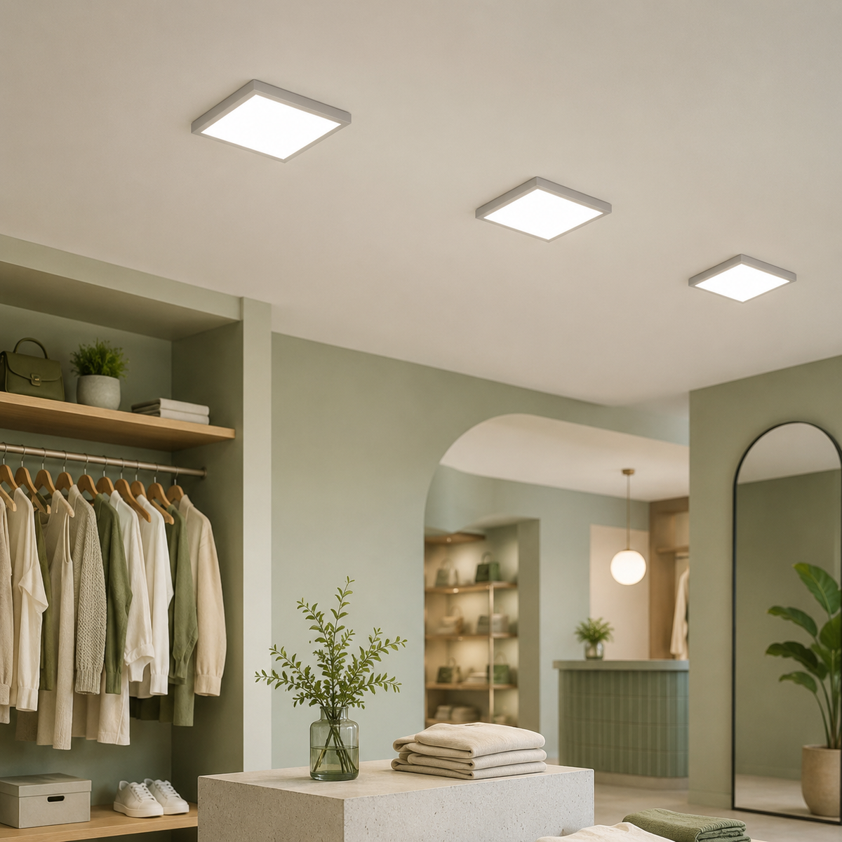 VK LED Metal Square Surface Panel Light | 8W & 15W | Surface Mounted Ceiling Light
