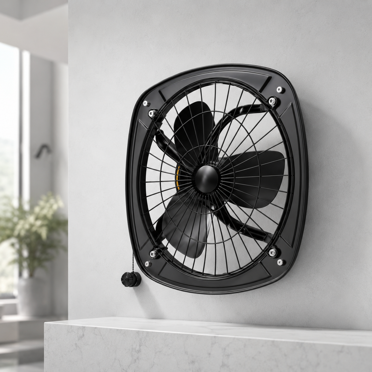12 Inch Exhaust Fan | 3 Blades | 75-90W | 2000-2200 RPM | Metal Body | Pack of 2