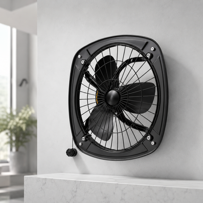 12 Inch Exhaust Fan | 3 Blades | 75-90W | 2000-2200 RPM | Metal Body | Pack of 2