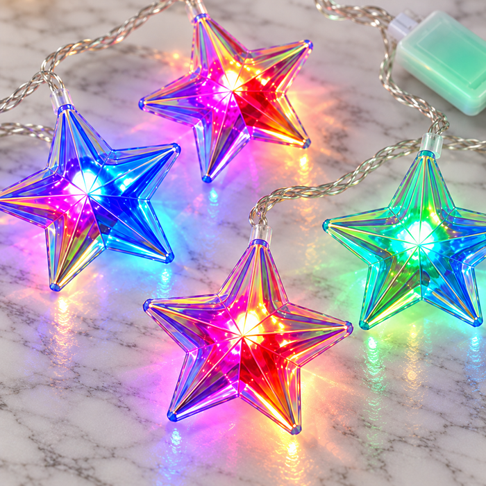 VK LED Star String Light | RGB Multicolour Decorative Light | 5 Meter