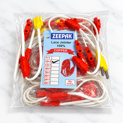 ZEEPAK Lace Jointer 10+1 | 100% Copper Lighting Connector | Heavy Duty LED Light Jointer