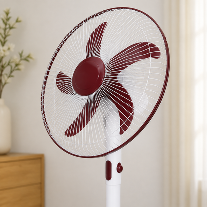 16 Inch Farrata Fan | 5 Plastic Blades | 90-120W | 2000-2200 RPM | Pedestal Fan | MOQ 2