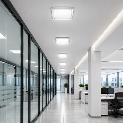 VK LED 50W Patra With Diffuser | Cool White 6500K | Square Surface Ceiling Light