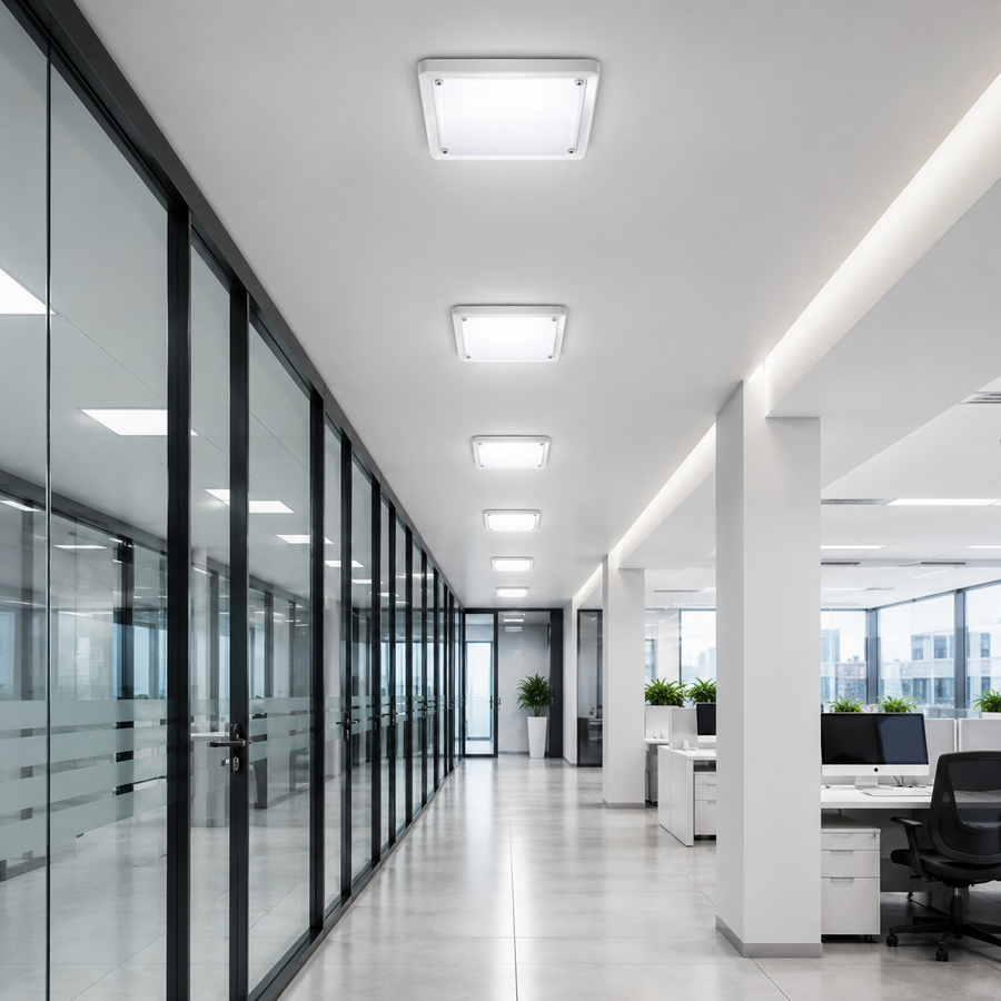 VK LED 50W Patra With Diffuser | Cool White 6500K | Square Surface Ceiling Light