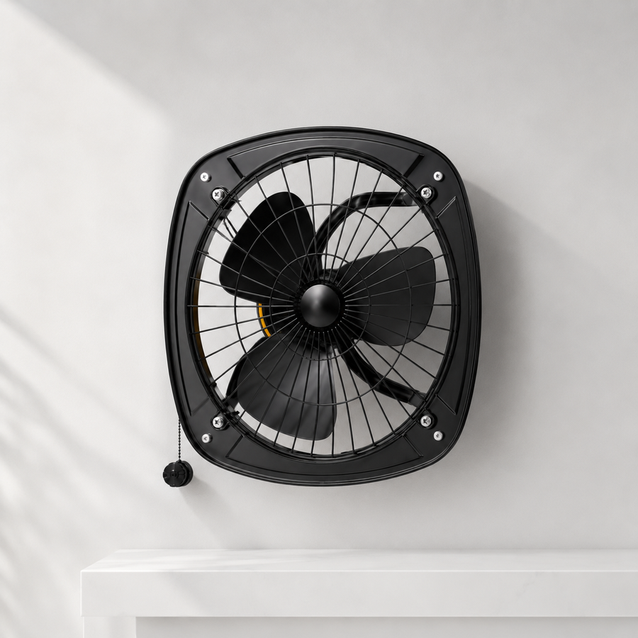 12 Inch Exhaust Fan | 3 Blades | 75-90W | 2000-2200 RPM | Metal Body | Pack of 2
