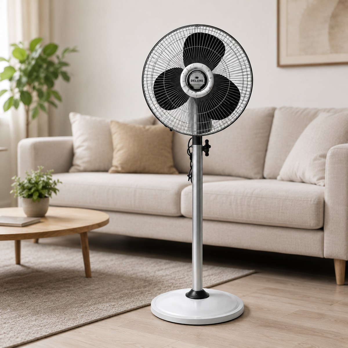 18 Inch Pedestal Fan | 3 Blades | 75-90W | 2000-2200 RPM | Metal Body | MOQ 1