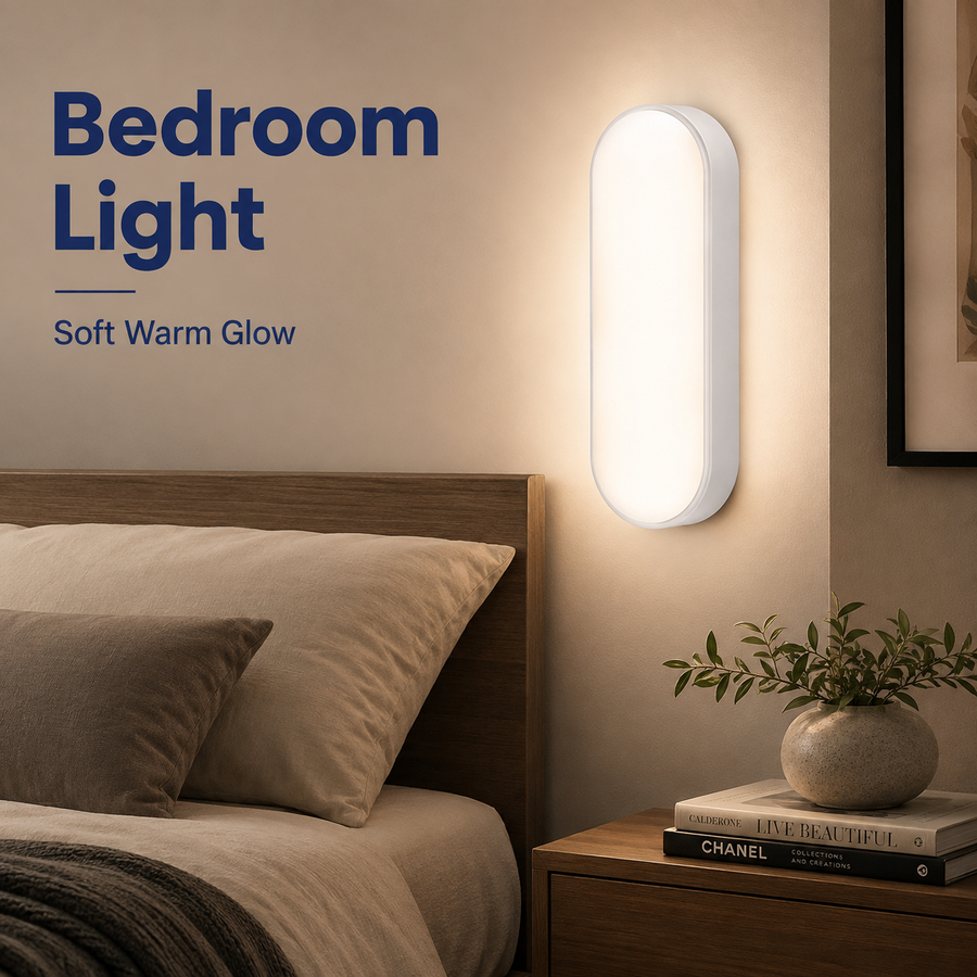 VK LED 10W Bedroom Wall Light | Warm White | Modern Indoor Wall Lamp