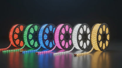 VK LED Rope Light | 10M & 50M | Cool White, Green, Red, Pink & Blue | Pack of 6