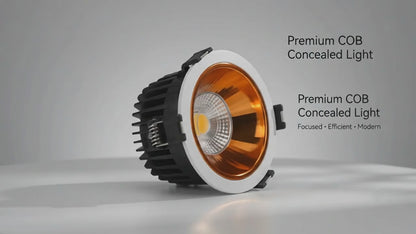 VK LED Deep COB Rose Gold Light | 9W, 12W & 15W | White & Warm White | Recessed Ceiling Spotlight