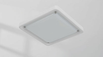VK LED 50W Patra With Diffuser | Cool White 6500K | Square Surface Ceiling Light